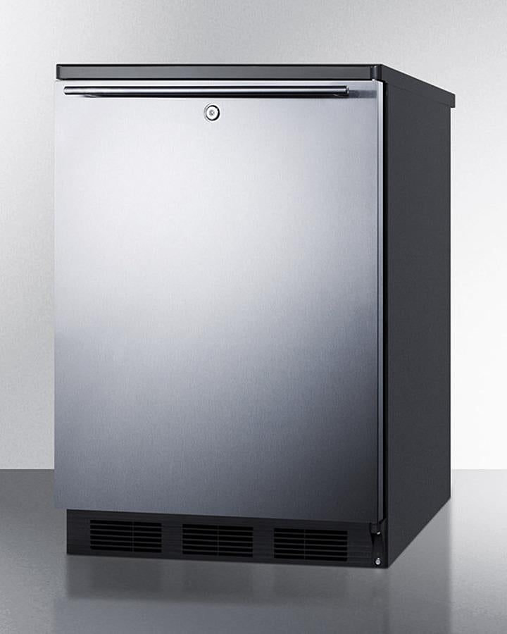 Accucold 24" Wide Built-In All-Refrigerator with Horizontal Handle