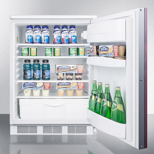 Accucold 24" Wide Built-In All-Refrigerator with Integrated Door Frame