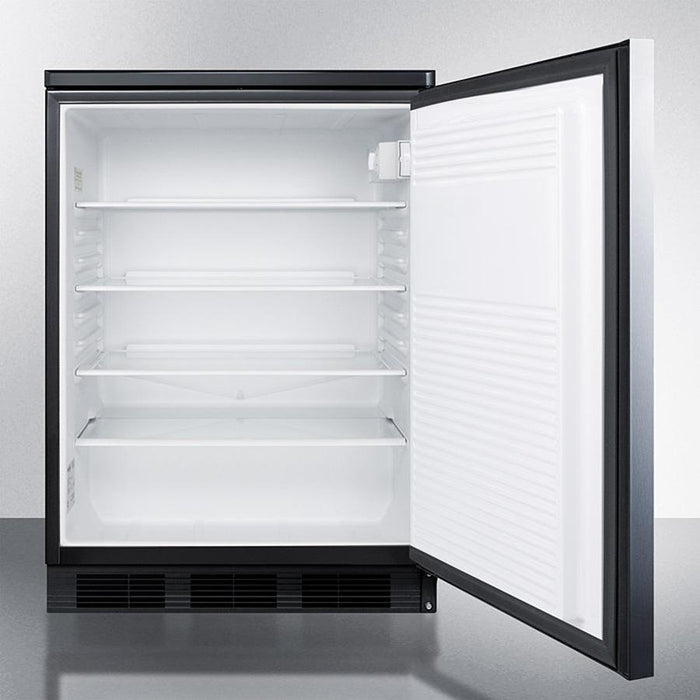 Accucold 24" Wide Built-In All-Refrigerator with Integrated Door Frame