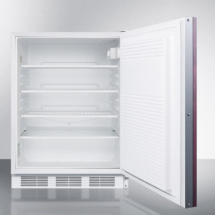 Accucold 24" Wide Built-In All-Refrigerator with Integrated Door Frame