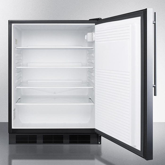 Accucold 24" Wide Built-In All-Refrigerator with Thin Handle ADA Compliant