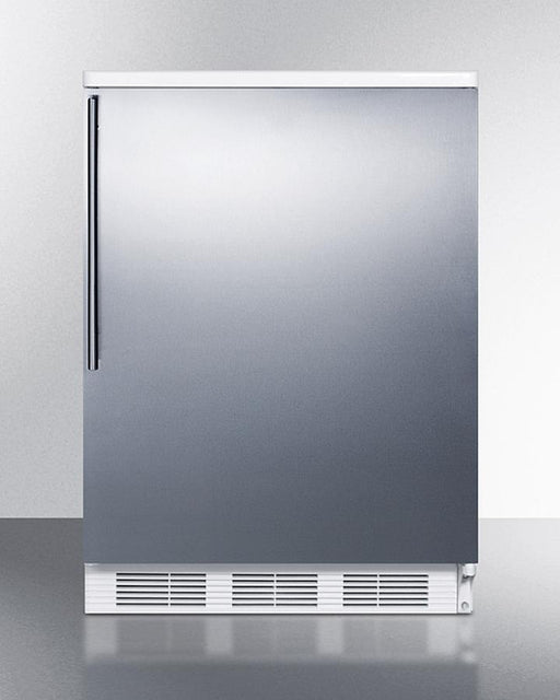 Accucold 24" Wide Built-In All-Refrigerator with Thin Handle