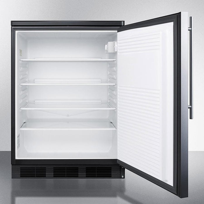 Accucold 24" Wide Built-In All-Refrigerator with Thin Handle