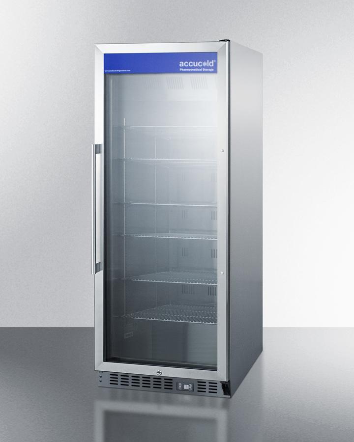 Accucold 24" Wide Pharmacy Refrigerator in Stainless Steel
