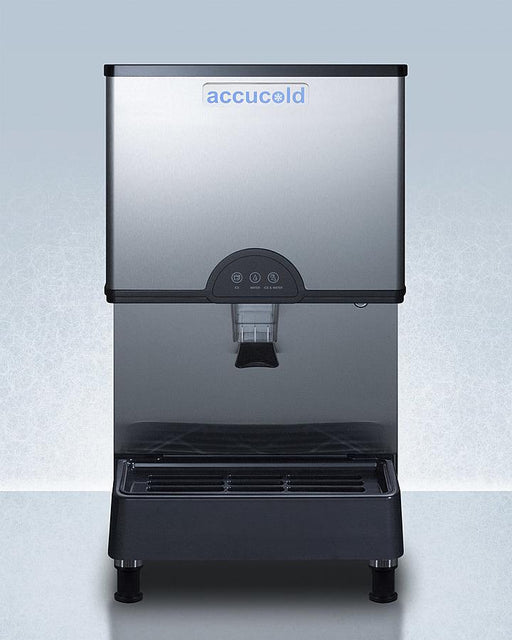 Accucold Ice & Water Dispenser in Stainless Steel with or w/o Filter