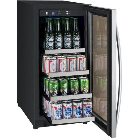 Allavino 15" Wide FlexCount II Tru-Vino Stainless Steel Right Hinge Beverage Center AO VSBC15-SR20