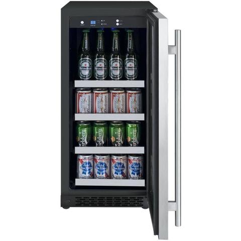 Allavino 15" Wide FlexCount II Tru-Vino Stainless Steel Right Hinge Beverage Center AO VSBC15-SR20