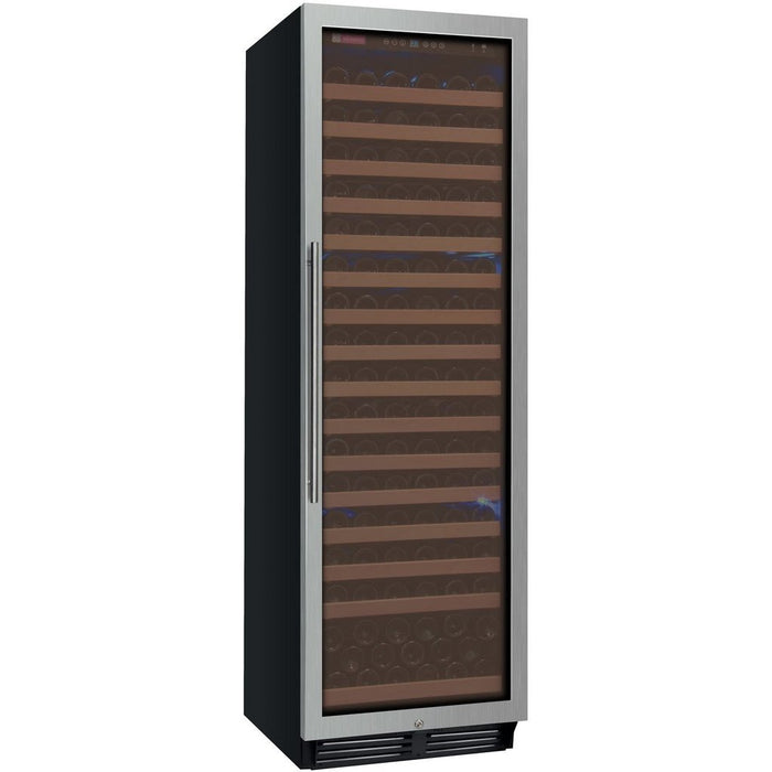 Allavino 24" Wide FlexCount Classic II Tru-Vino 174 Bottle Single Zone Stainless Steel Right Hinge Wine Refrigerator YHWR174-1SR20