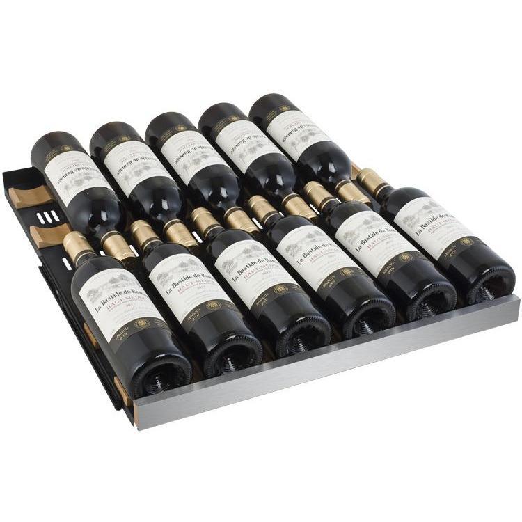 Allavino 24" Wide FlexCount II Tru-Vino 172 Bottle Dual Zone Black Left Hinge Wine Refrigerator VSWR172-2BL20