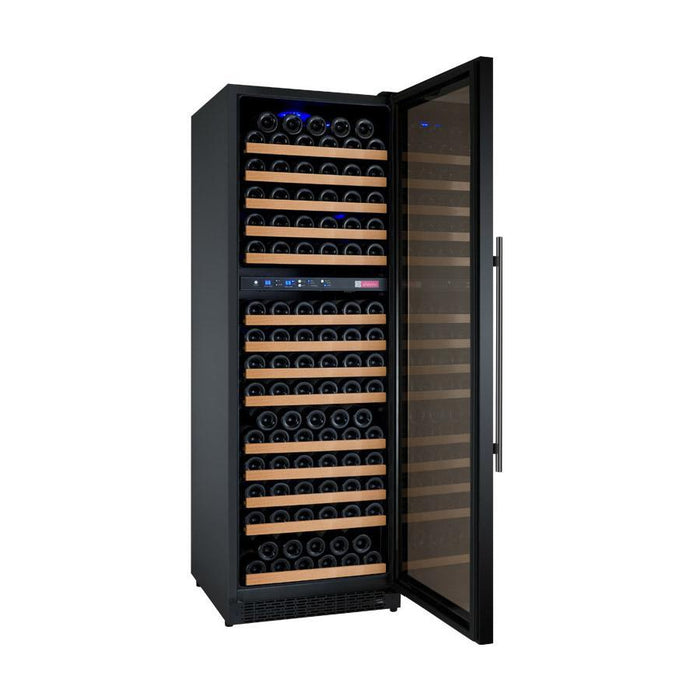 Allavino 24" Wide FlexCount II Tru-Vino 172 Bottle Dual Zone Black Right Hinge Wine Refrigerator VSWR172-2BR20