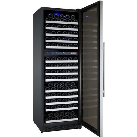 Allavino 24" Wide FlexCount II Tru-Vino 172 Bottle Dual Zone Stainless Steel Right Hinge Wine Refrigerator VSWR172-2SR20