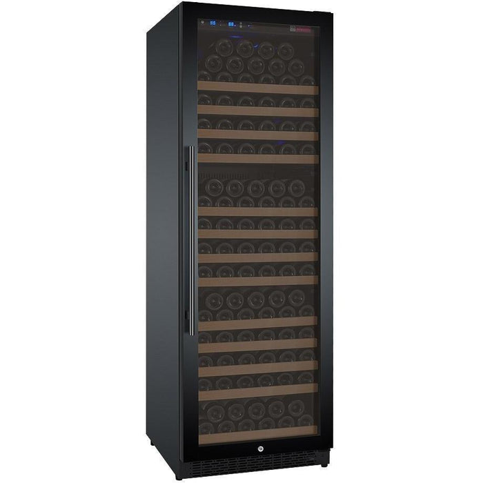 Allavino 24" Wide FlexCount II Tru-Vino 177 Bottle Single Zone Black Right Hinge Wine Refrigerator VSWR177-1BR20