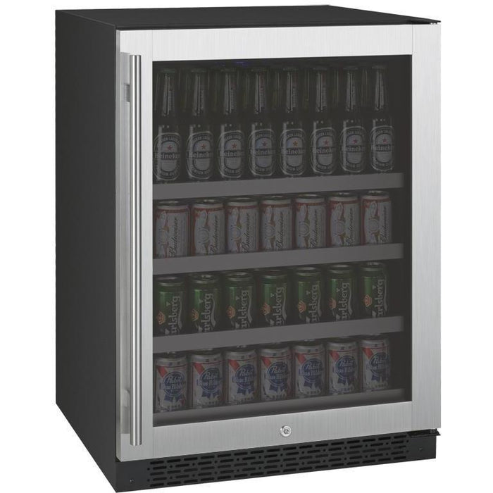 Allavino 24" Wide FlexCount II Tru-Vino Stainless Steel Left Hinge Beverage Center AO VSBC24-SL20