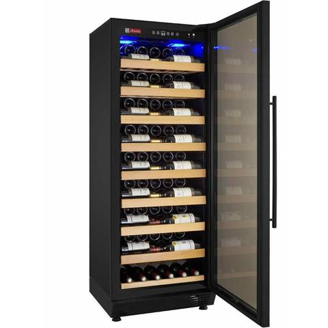 Allavino 24" Wide Vite II 99 Bottle Single Zone Black Right Hinge Wine Refrigerator YHWR115-1BR20