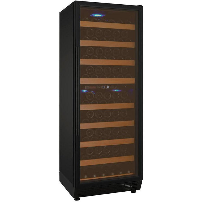 Allavino 24" Wide Vite II Tru-Vino 99 Bottle Dual Zone Black Right Hinge Wine Refrigerator YHWR99-2BR20