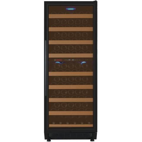 Allavino 24" Wide Vite II Tru-Vino 99 Bottle Dual Zone Black Right Hinge Wine Refrigerator YHWR99-2BR20