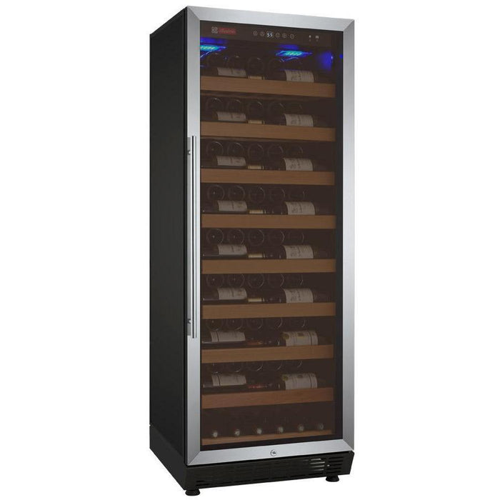 Allavino 24" Wide Vite II Tru-Vino 99 Bottle Single Zone Stainless Steel Right Hinge Wine Refrigerator YHWR115-1SR20