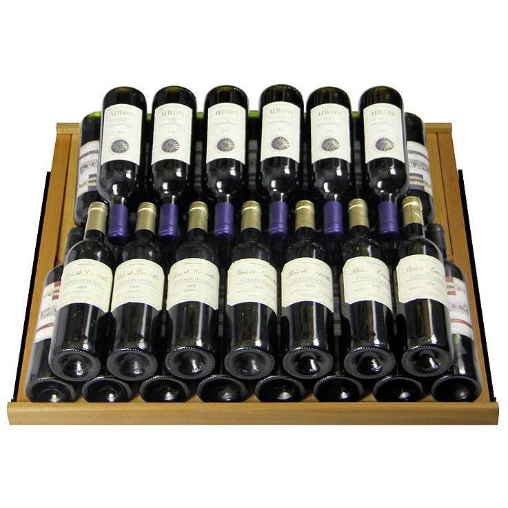 Allavino 32" Wide Vite II Tru-Vino 277 Bottle Single Zone Stainless Steel Right Hinge Wine Refrigerator YHWR305-1SR20