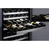Allavino 47" Wide FlexCount II Tru-Vino 354 Bottle Dual Zone Stainless Steel Side-by-Side Wine Refrigerator 2X-VSWR177-1S20