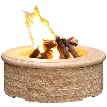American Fyre Designs 39" Chiseled Round Fire Pit - 680-BA-11-M6NC