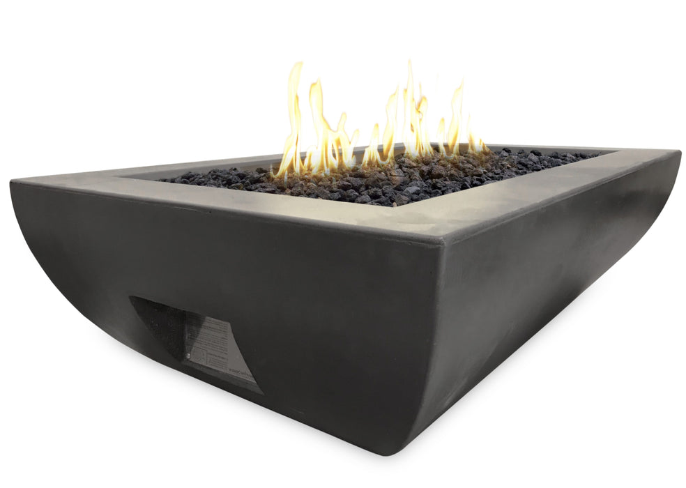 American Fyre Designs 50" Bordeaux Rectangle Firebowl - 435-BA-11-M4NC