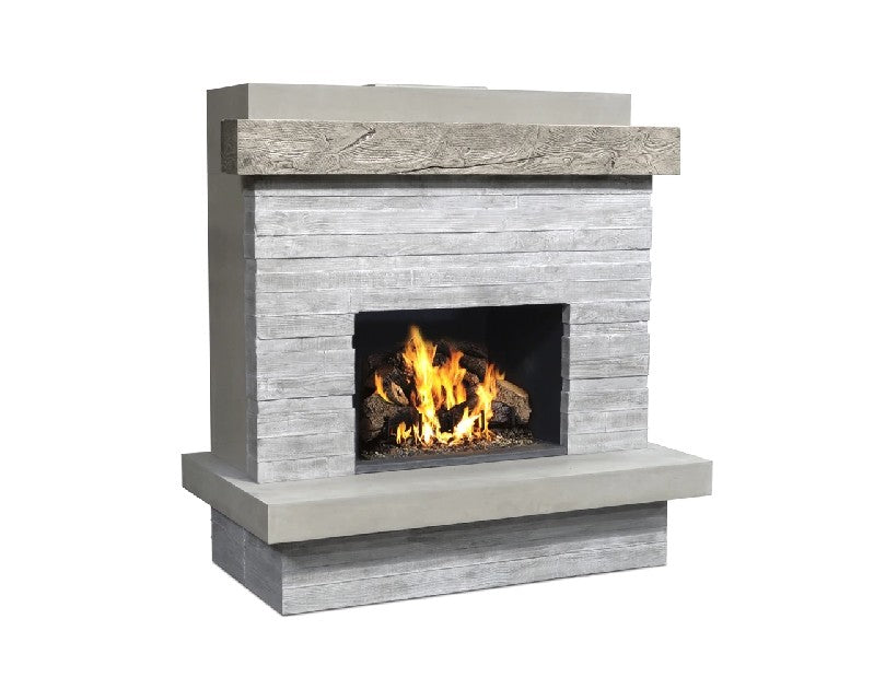 American Fyre Designs Brooklyn Fireplace -050-CG-N-SP-RBC