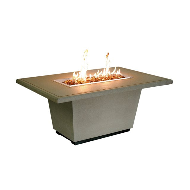 American Fyre Designs Cosmopolitan Black Lava Rectangle Firetable - 635-BA-11-M4NC