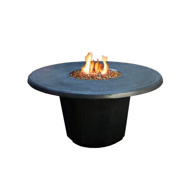 American Fyre Designs Cosmopolitan Black Lava Round Firetable - 645-BA-11-M2NC