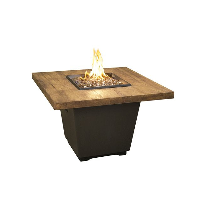 American Fyre Designs Cosmopolitan FBO Firetable Square - 640-BA-FO-M2NC