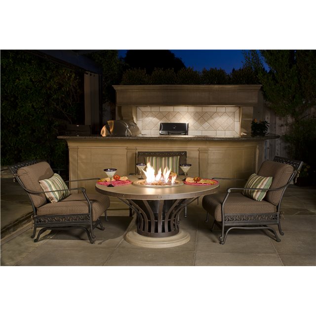 American Fyre Designs Fiesta Dining Firetable - 775-BA-11-M2NC