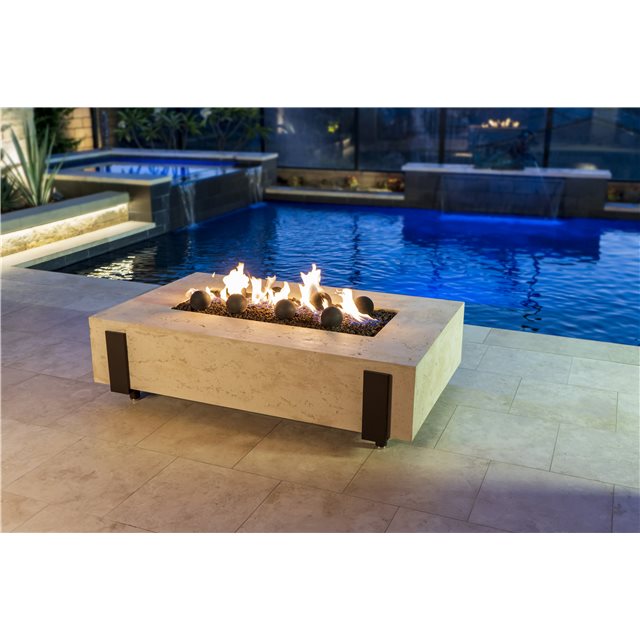 American Fyre Designs Iron Saddle Firetable - 580-TR-11-M7PC