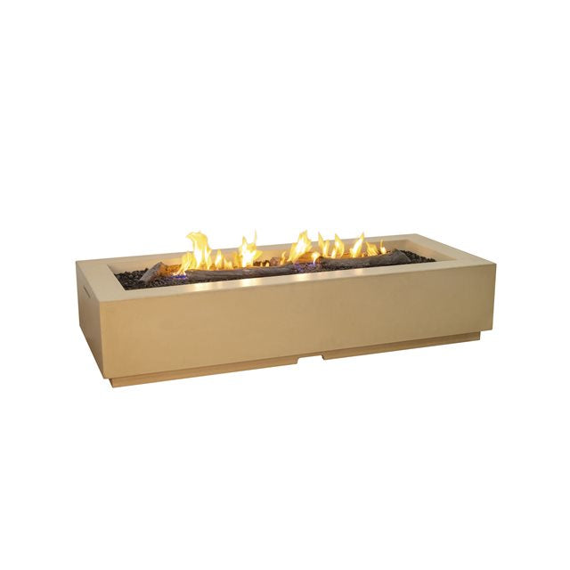 American Fyre Designs 72" Louvre Long Rectangle Fire Pit - 688-CB-11-M8NC