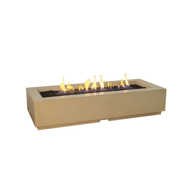 American Fyre Designs 72" Louvre Long Rectangle Fire Pit - 688-CB-11-M8NC