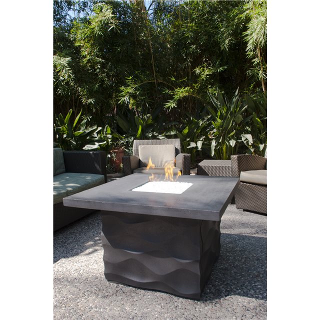 American Fyre Designs Voro Concrete Grey Firetable - 725-CG-11-M2PC