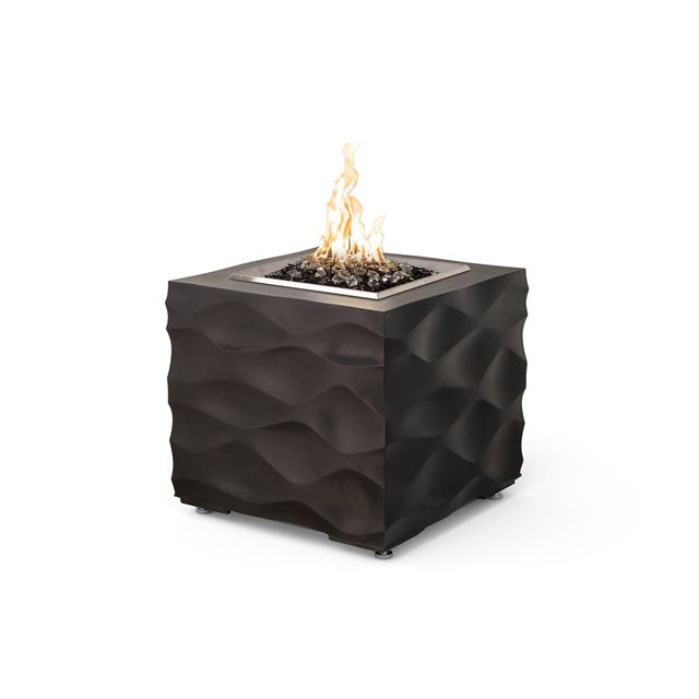 American Fyre Designs Voro Black Lava Cube Firetable - 726-BA-11-M2NC