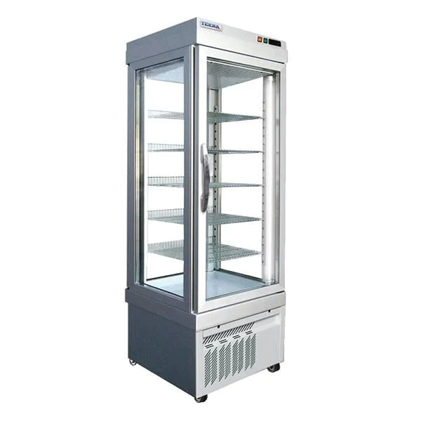 AMPTO 4 Sided Glass Merchandiser Refrigerated