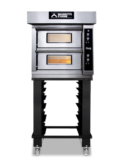 AMPTO iDeck Digital Control Electric Pizza Oven 61x66x14 cm chamber. 2 Deck