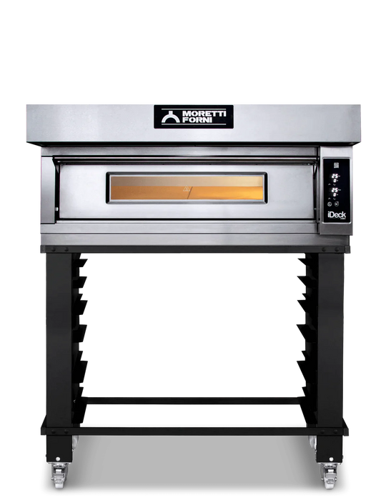 AMPTO iDeck electronic Control Electric Pizza Oven 105 x 65 cm chamber. 1 Deck