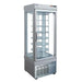 AMPTO Revolving 4 Sided Glass Merchandiser Refrigerated