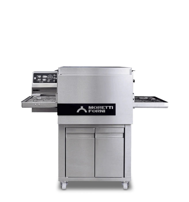 AMPTO X Electric Conveyor Pizza Oven Ventless 24'' x 16'' x 3'' Chamber 1 Deck. 16'' Width belt 