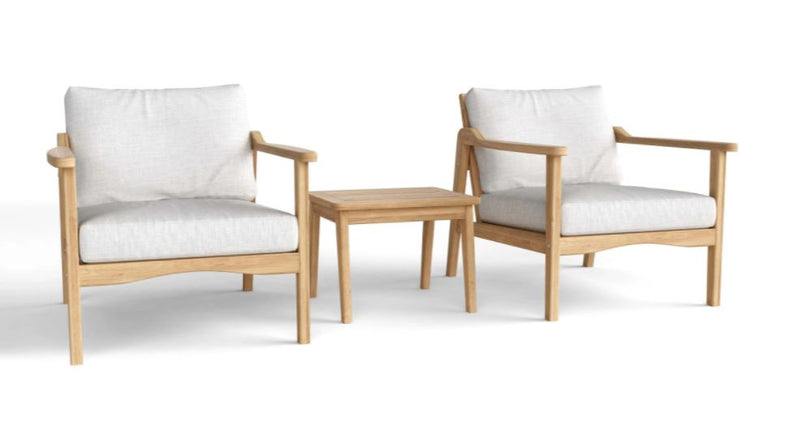 Anderson Teak Amalfi Relax 3-Piece Deep Seating Collection - Set-3025