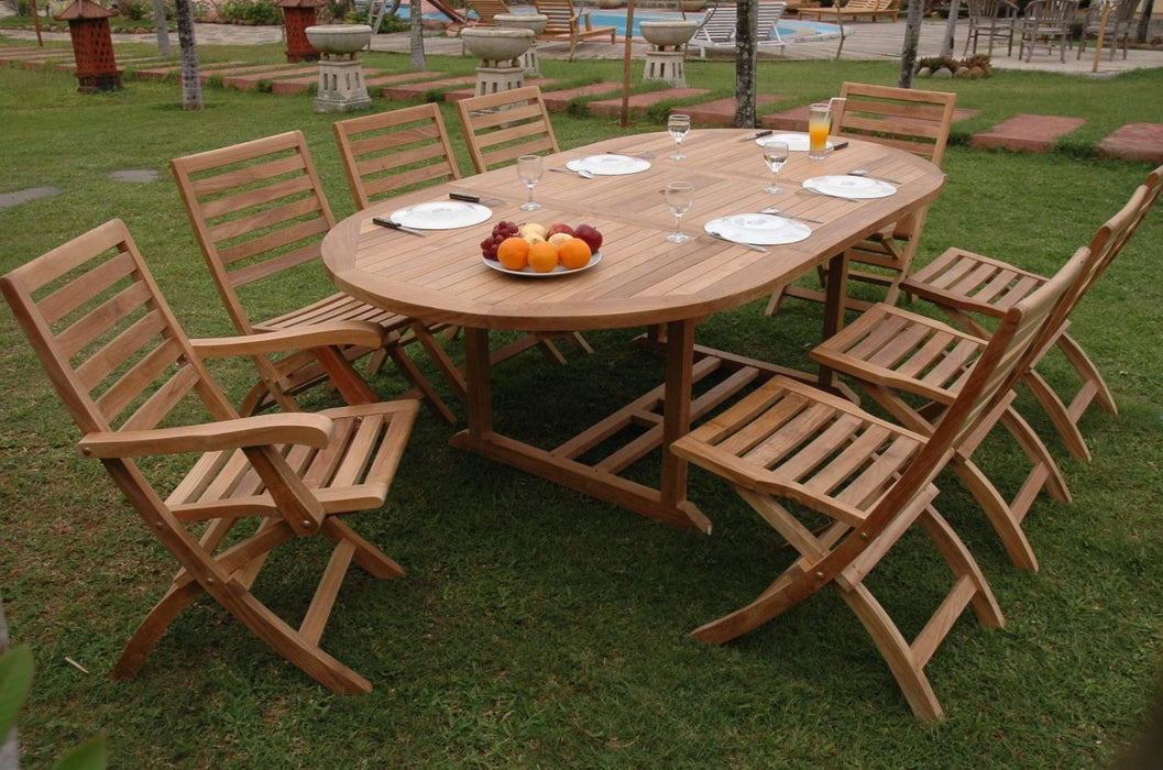 Anderson Teak Bahama Andrew 9-Piece Dining Set - Set-30