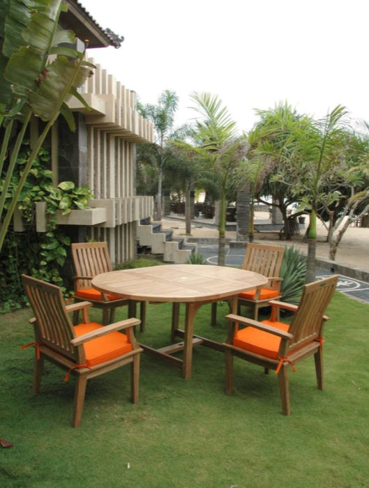 Anderson Teak Bahama Brianna 5-Piece Extension Dining Set - Set-119B