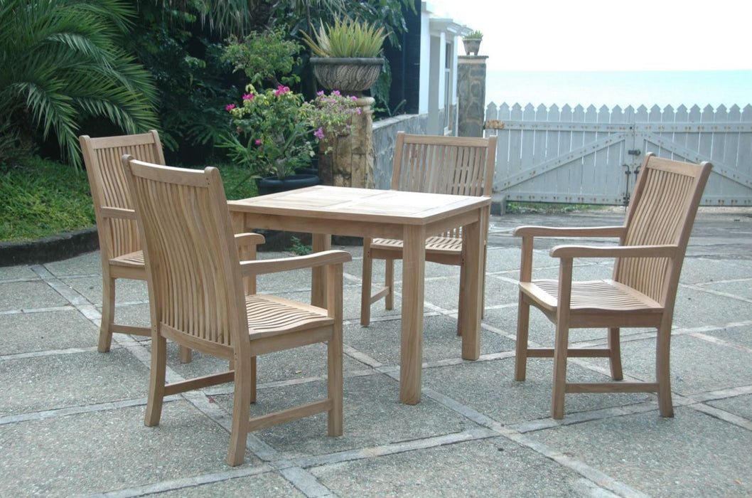 Anderson Teak Bahama Chicago 5-Piece Bistro Set - Set-11