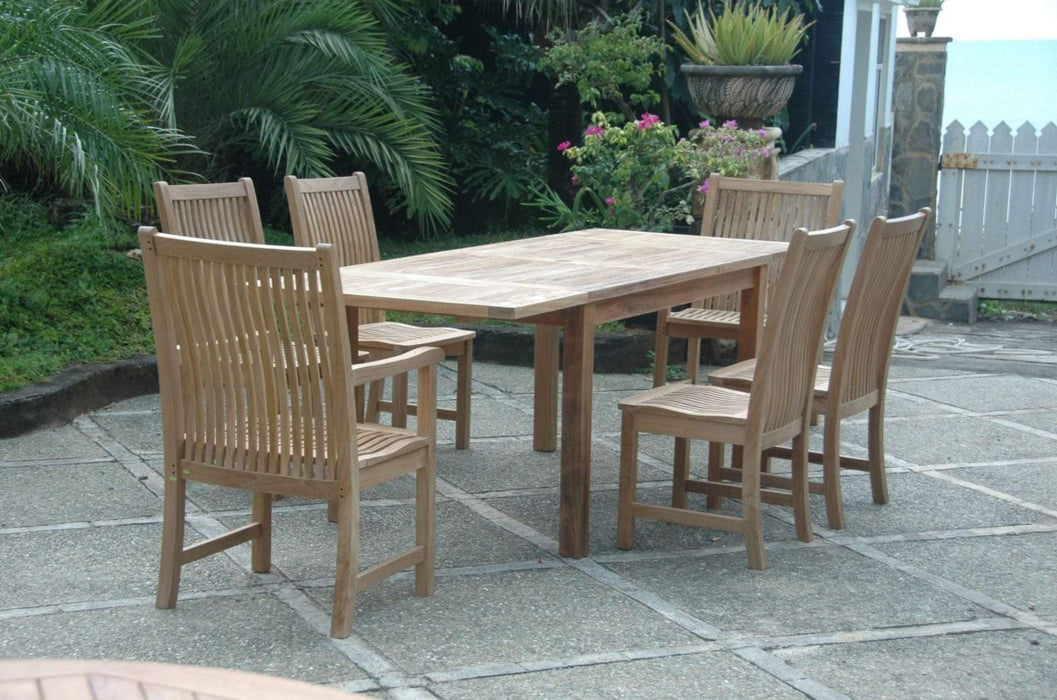 Anderson Teak Bahama Chicago 7-Piece Dining Set Chair B - Set-14