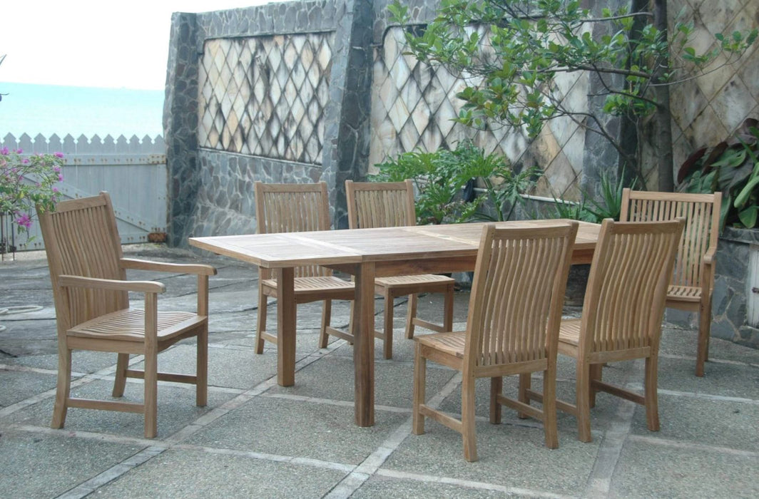 Anderson Teak Bahama Chicago 7-Piece Dining Set Chair B - Set-14