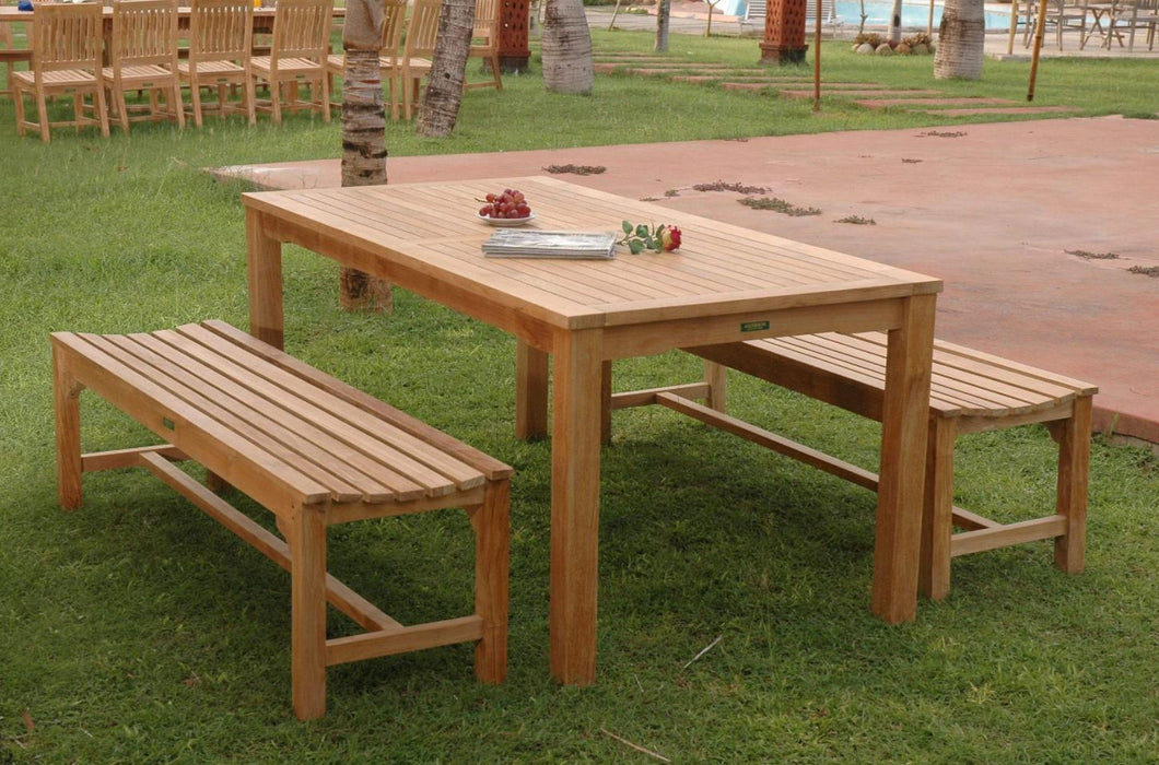 Anderson Teak Bahama Hampton 3-Piece Dining Set - Set-31