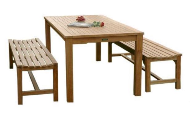 Anderson Teak Bahama Hampton 3-Piece Dining Set - Set-31