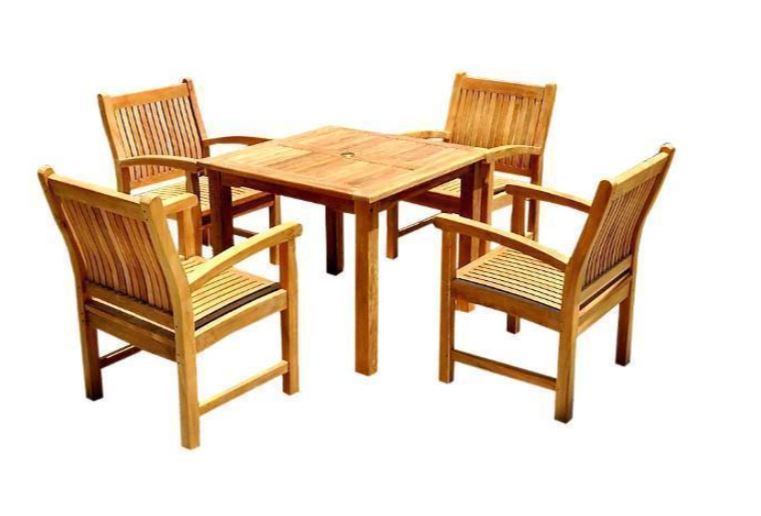 Anderson Teak Bahama Sahara 5-Piece Bistro Table - Set-2