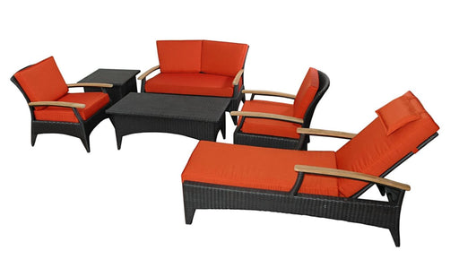 Anderson Teak Bellagio 6-Piece Deep Seating Set - SR-016DS